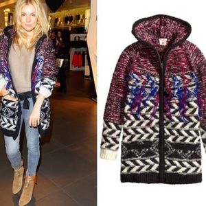 Isabel Marant Knit Aztec Bohemian Fringe Sweater